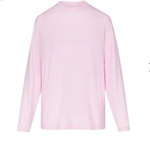 SKIMS Boyfriend Long Sleeve in Cherry Blossom